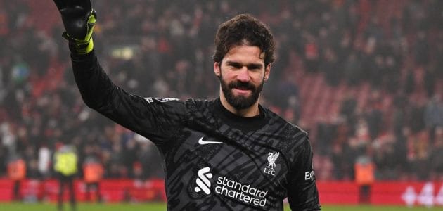 إصابة أليسون بيكر تربك حسابات ليفربول في رحلة الدفاع عن لقب الدوري